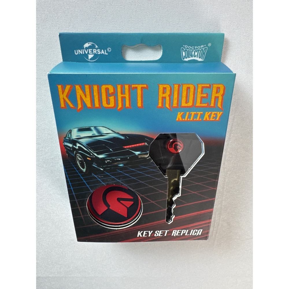 Knight Rider KITT Key Replica Doctor Collector DCKITT03 Keychain Open Box - Picture 6 of 12